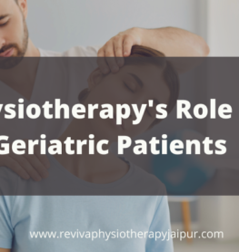 Physiotherapy's Role in Geriatric Patients